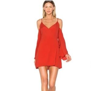 Lovers + Friends Dresses - NWT Lovers + Friends Red Wrap Dress Lovers + Friends Dresses - NWT Lovers + Friends Red Wrap Dress